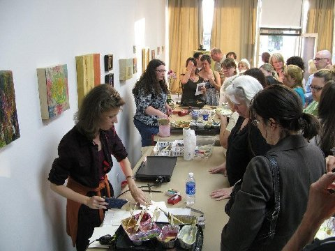 Grand Opening - photo by The Encaustic Center